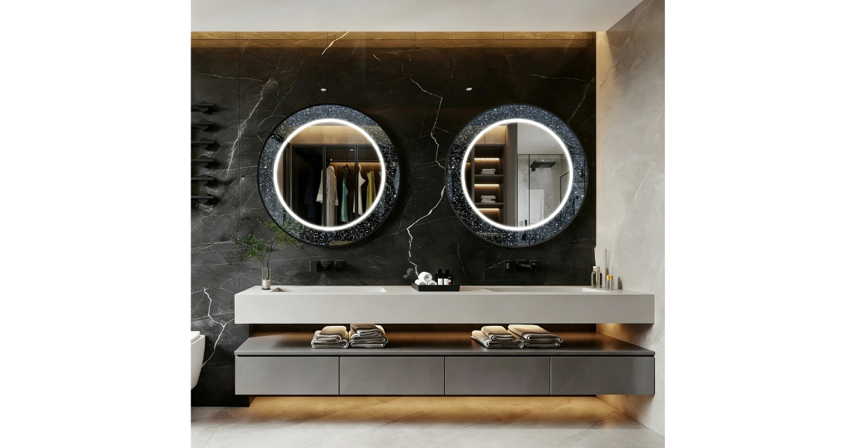desk vanity mirror with adjustable brightness