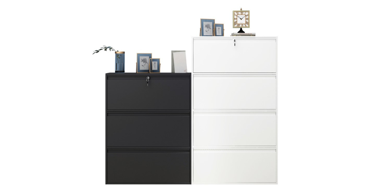 Entryway with modern shoe cabinet