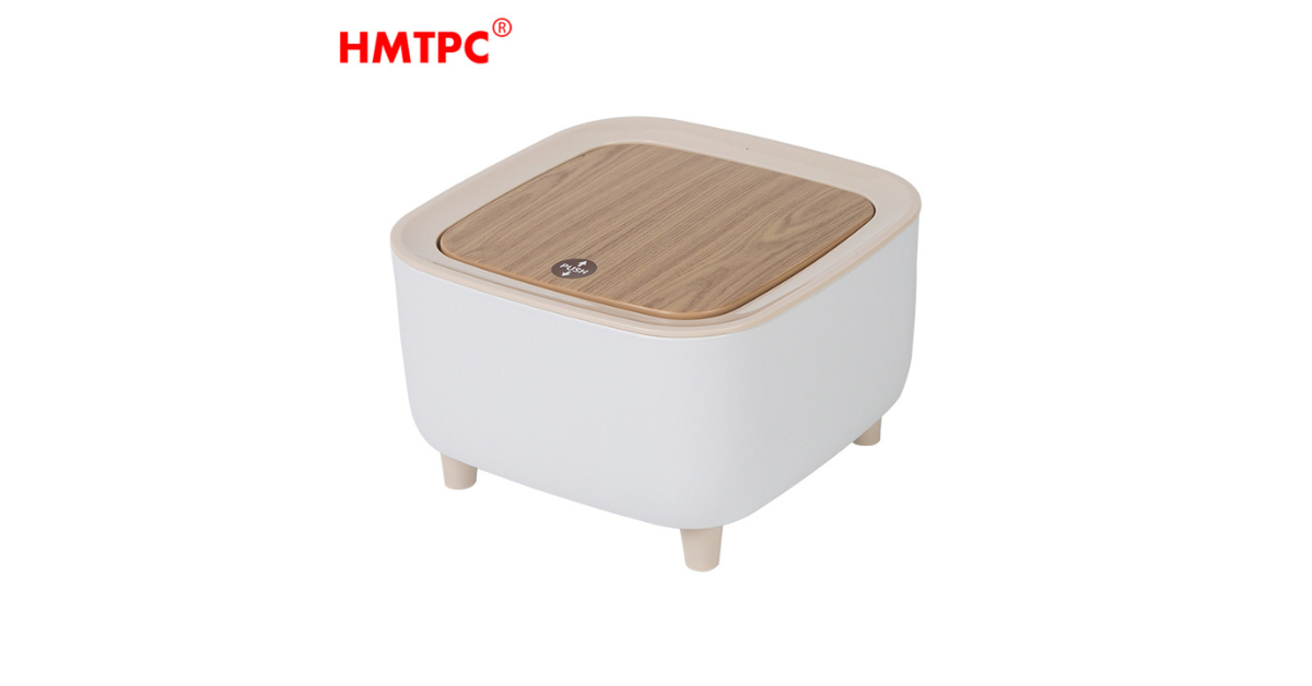 plastic kitchen bin square design