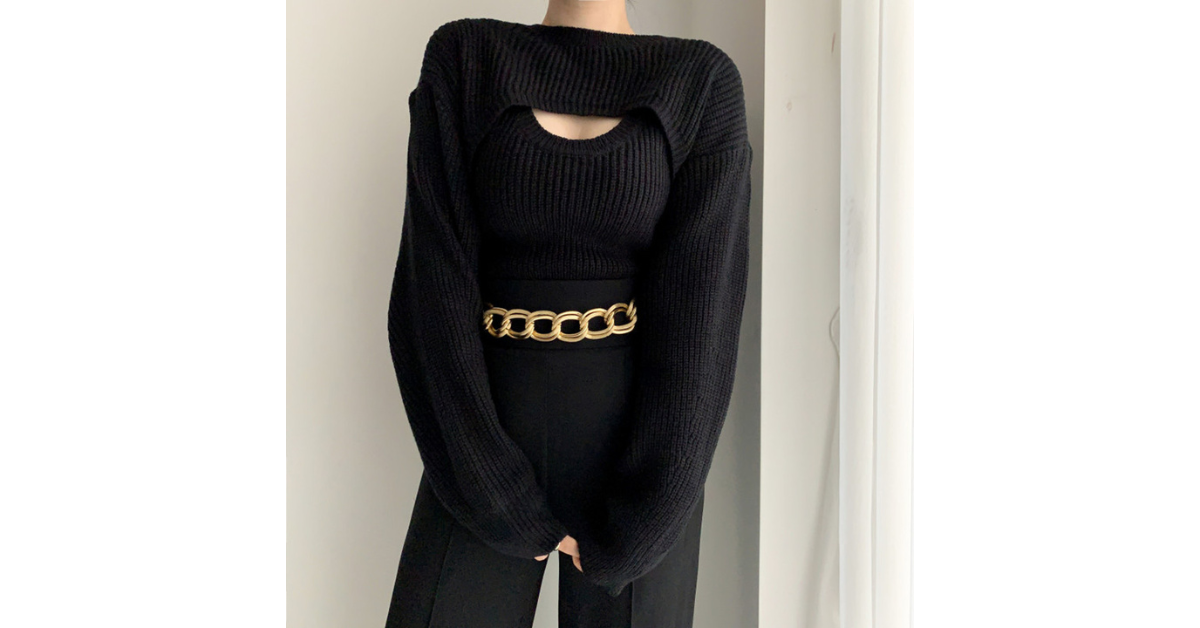 matching knit lounge set women
