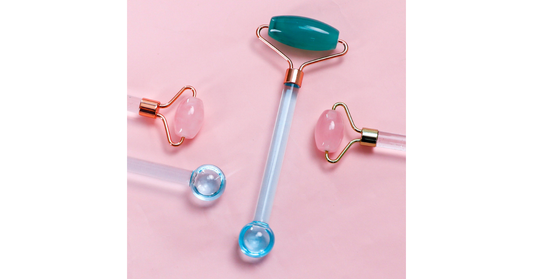 Custom Logo Facial Globes Jade Roller for face