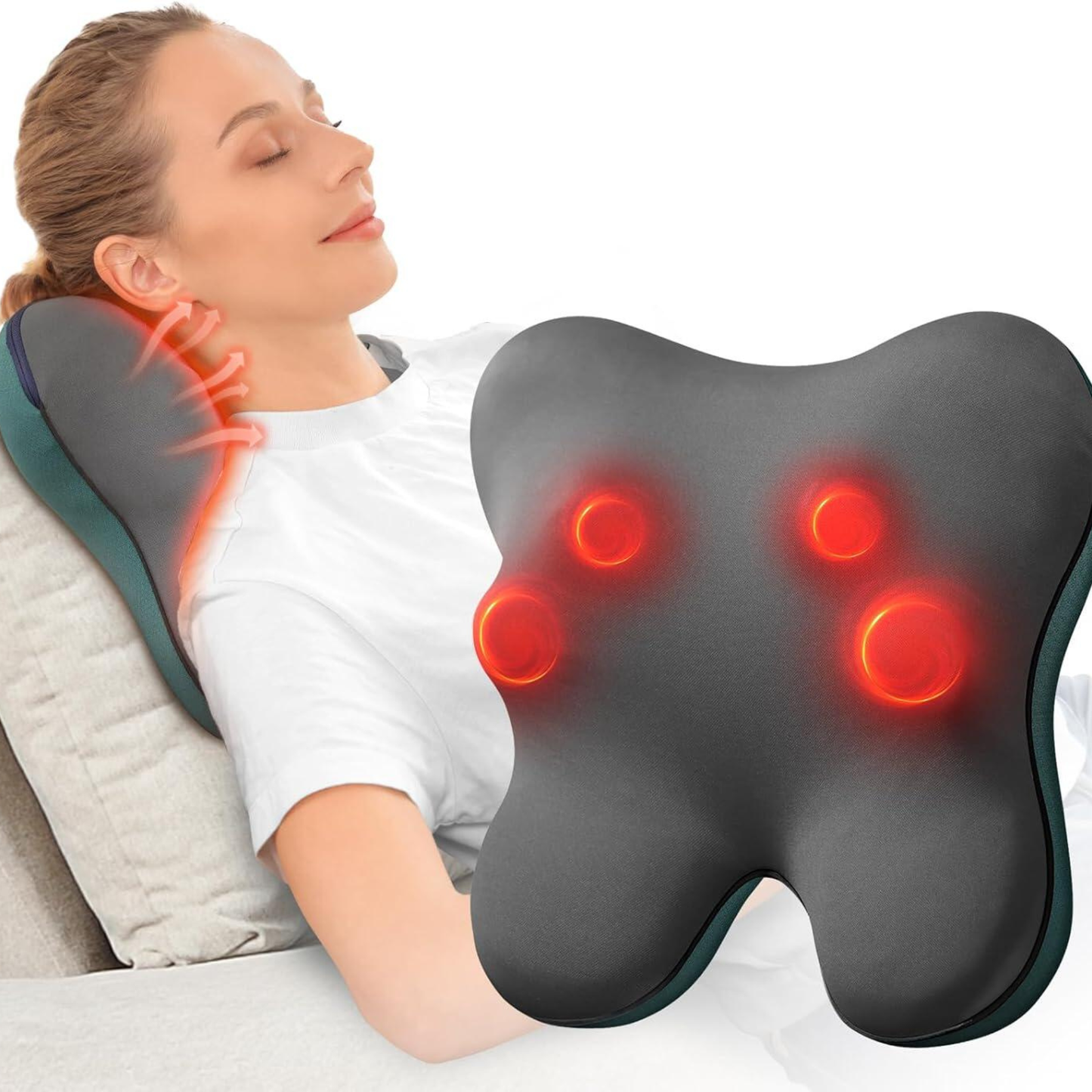 Deep kneading neck and shoulder massage pillow