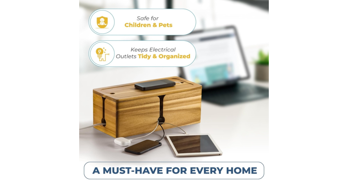 desk cable organizer hiding wires