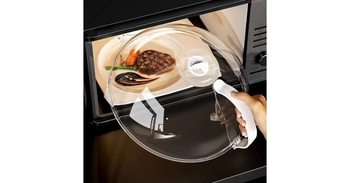 dishwasher safe microwave cover