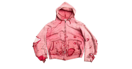 distressed hoodie mens oversized fit