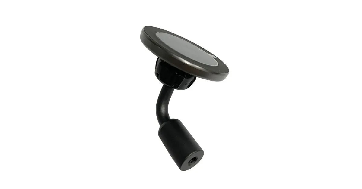 360 Magnetic Car Phone Holder – MagSafe Aluminum Alloy L Ball Mount, Strong Grip, Anti-Shake, Dashboard & Air Vent Car Phone Holder for iPhone 12/13/14 Pro Max - vitaliqa