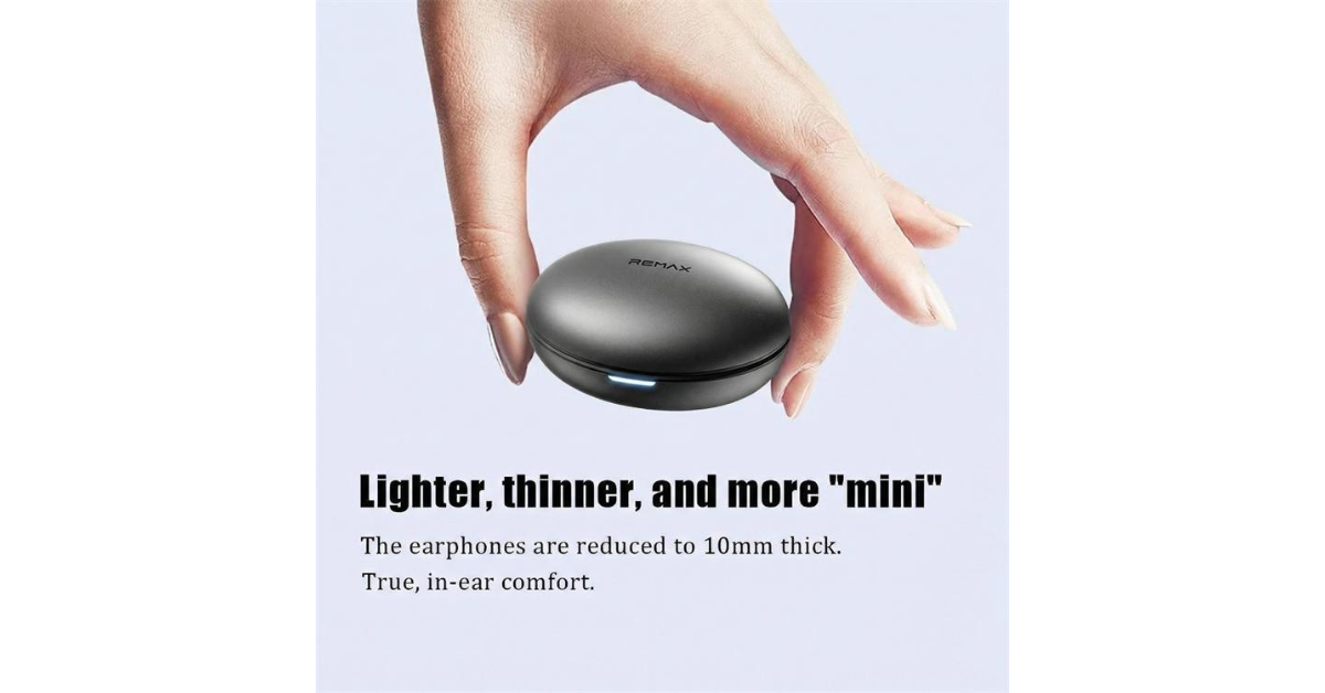 Touch control interface on Remax earbuds