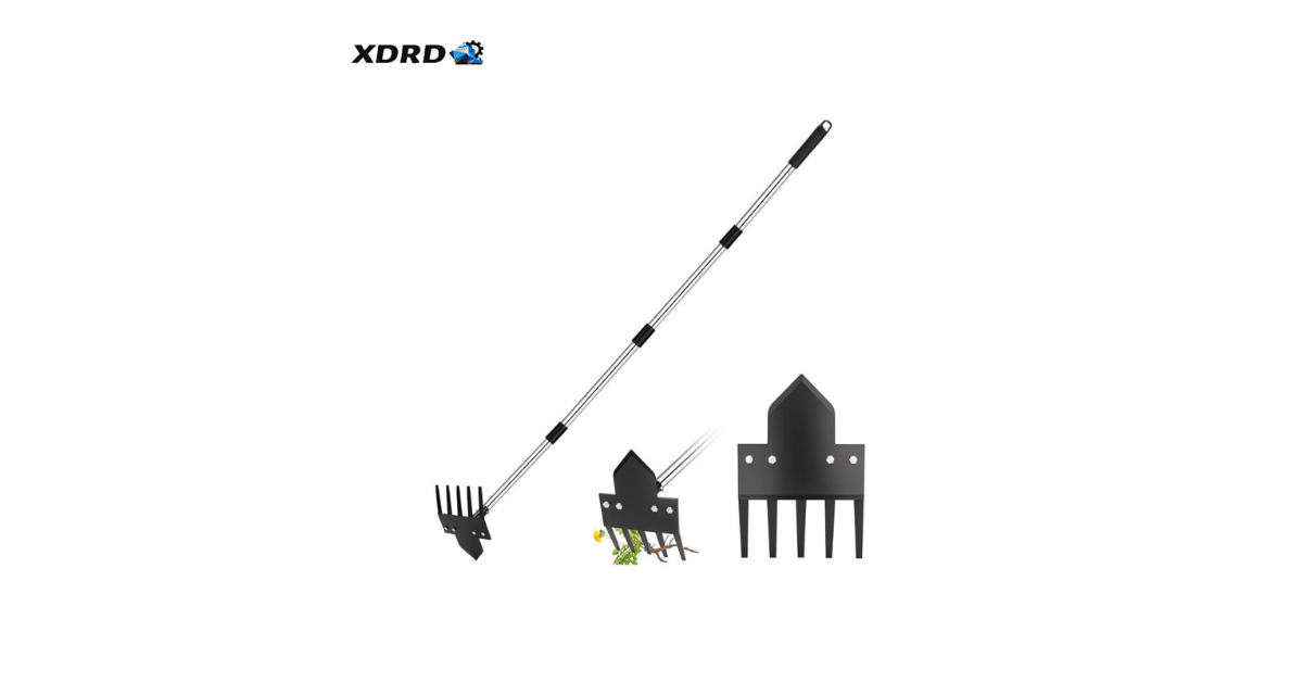 Manual weed removal gardening tool