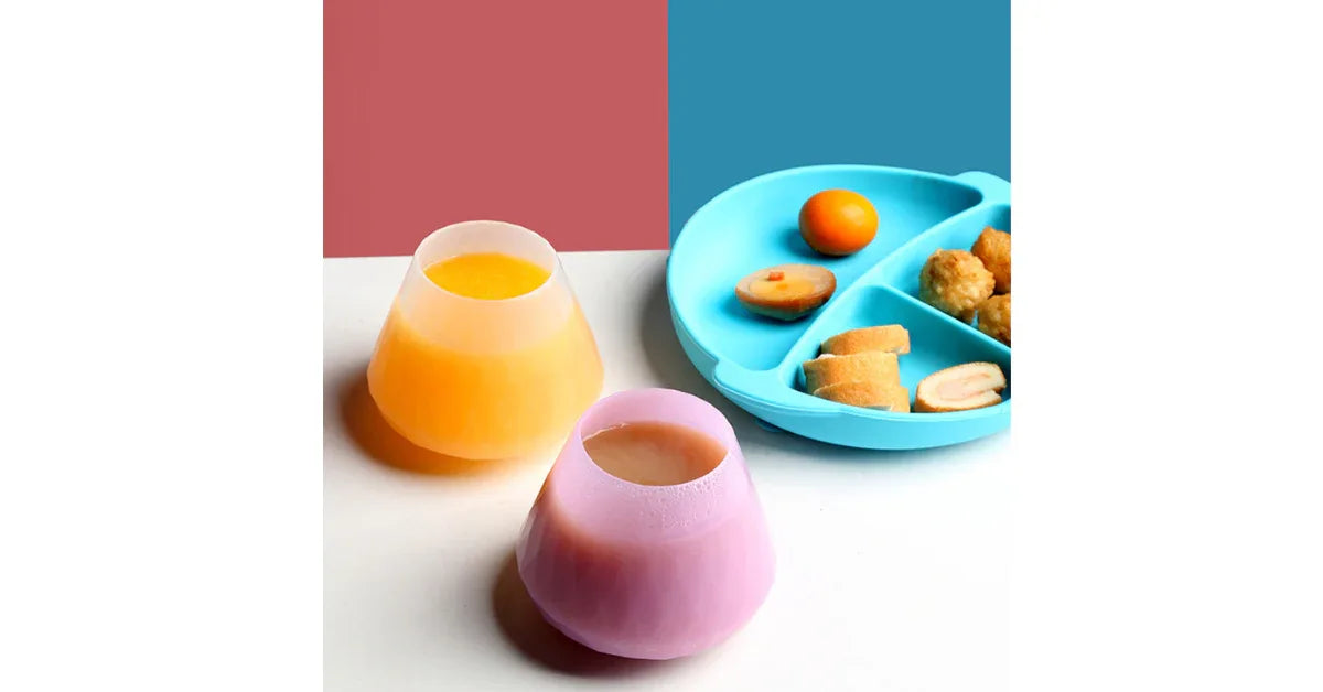 Unbreakable Silicone Wine Glasses | Dishwasher Safe Cups - vitaliqa