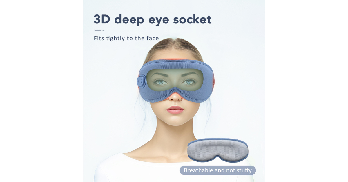 eye massager with vibration and heat