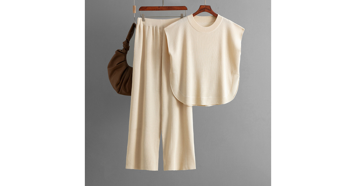 Tank top layered with casual blazer