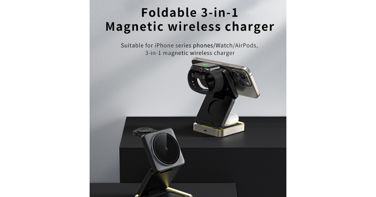 foldable magnetic wireless charger