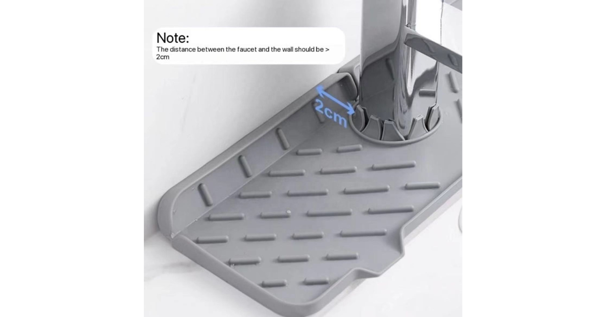 faucet mat for kitchen sink drainage