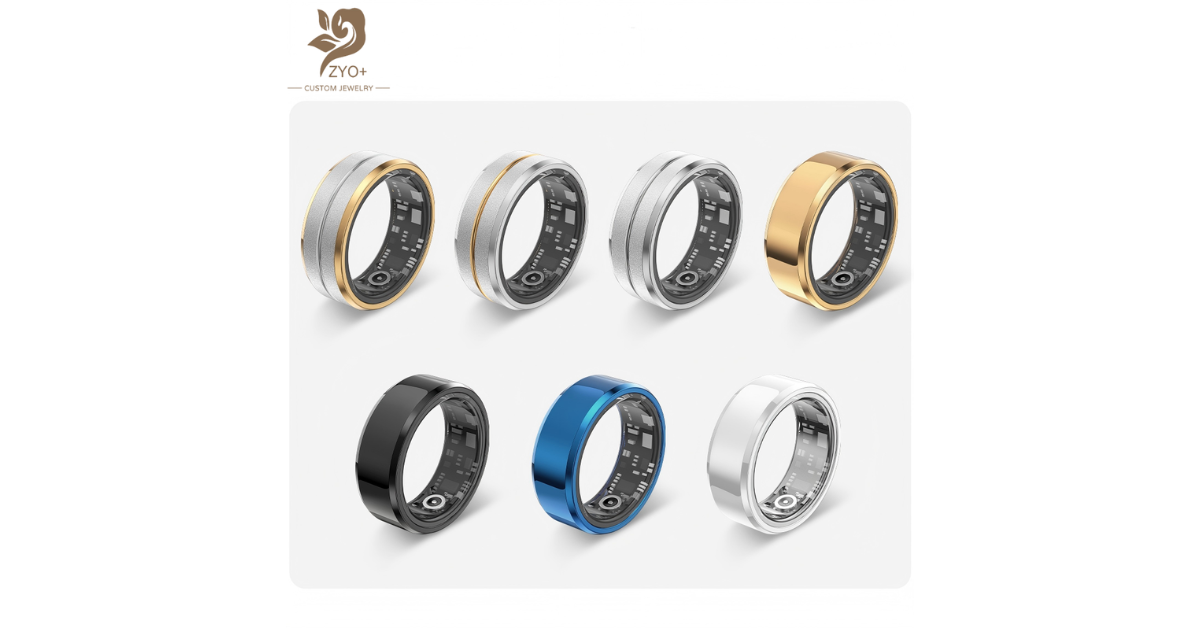 zyo smart ring wearable fitness tracker on finger