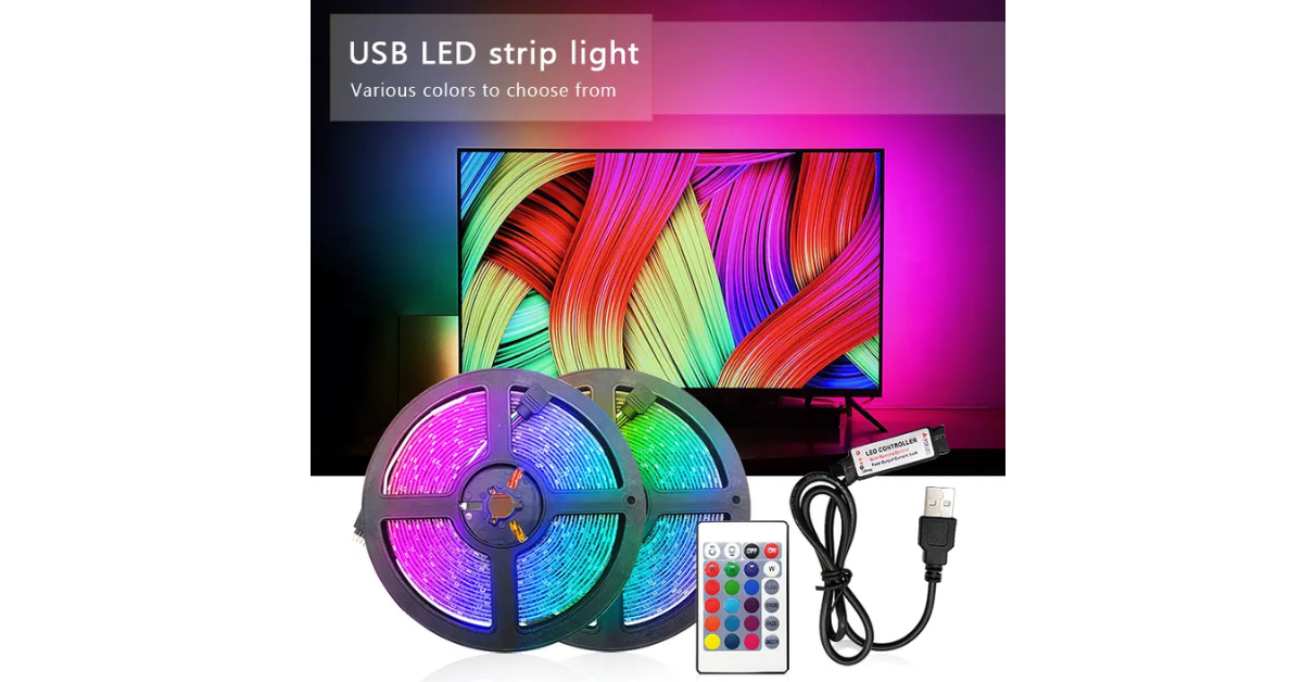 rgb led strip lights gaming room