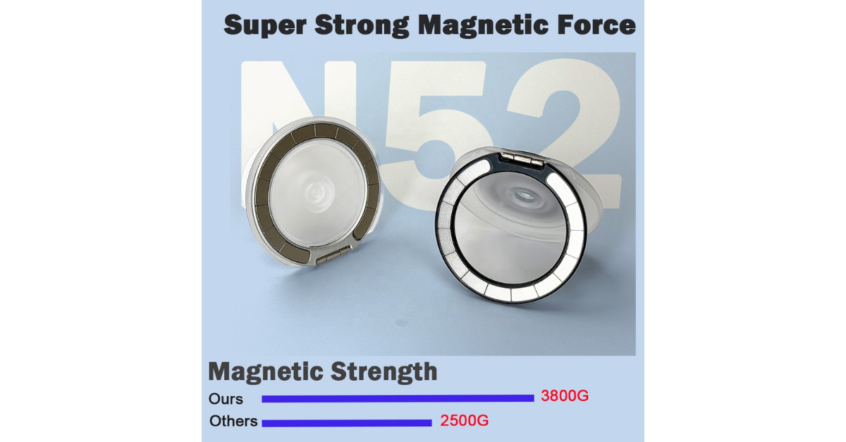 Foldable and invisible phone ring grip