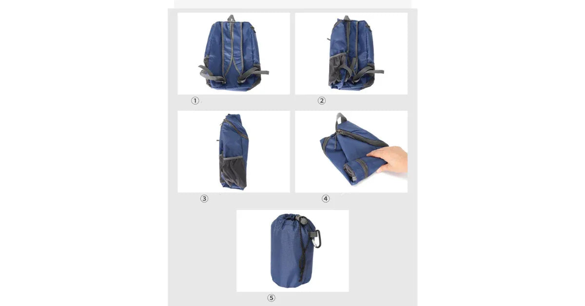 New 2022 Lightweight Folding Backpack – Waterproof Travel Bag for Outdoor Sports & Hiking - vitaliqa