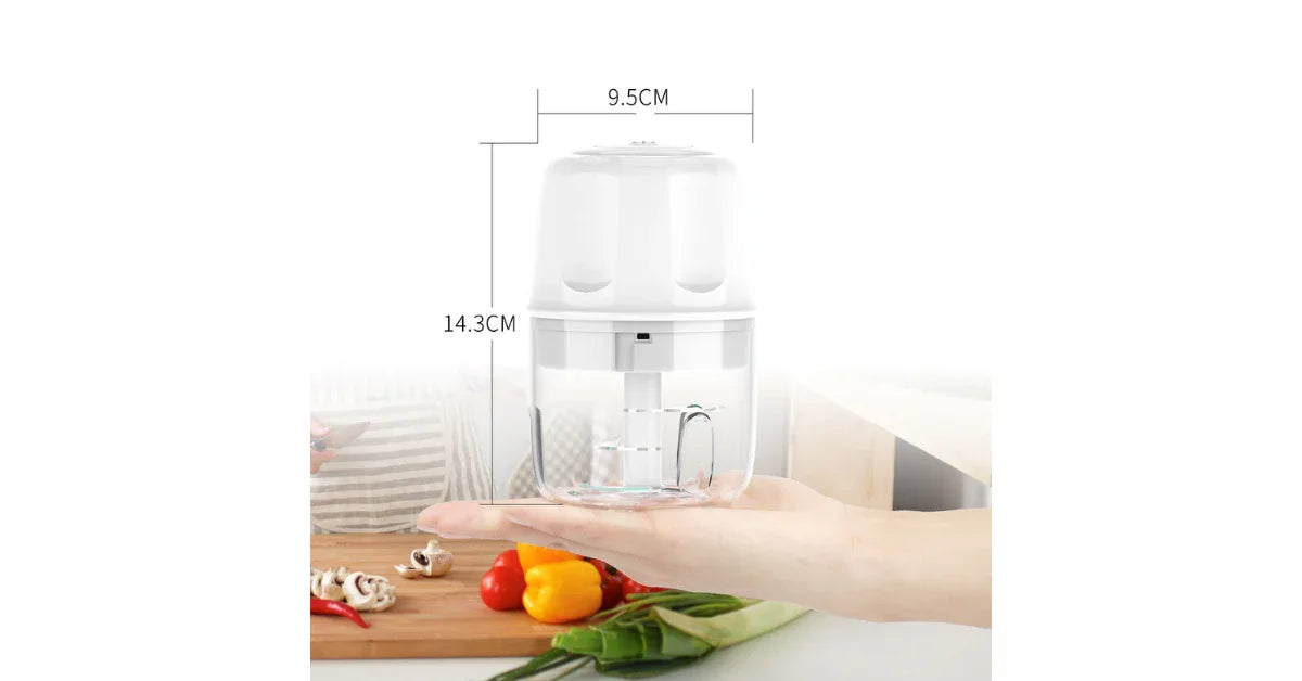 Universal Mini Food Blender Chopper – USB Charging 250ml - vitaliqa