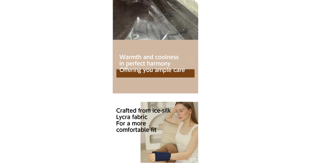 gel cooling hand ring worn on wrist