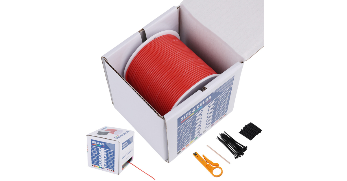 flexible heat resistant silicone wire