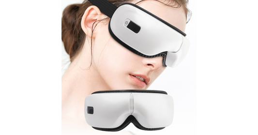 heated eye massager mask for relaxation