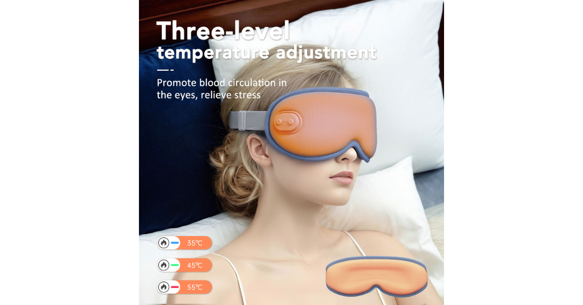 heated eye massager sleep aid