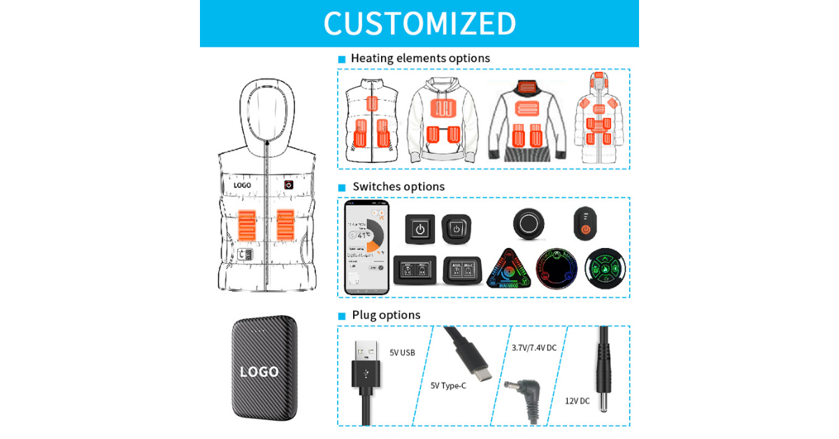 heated techwear vest men winter outfit