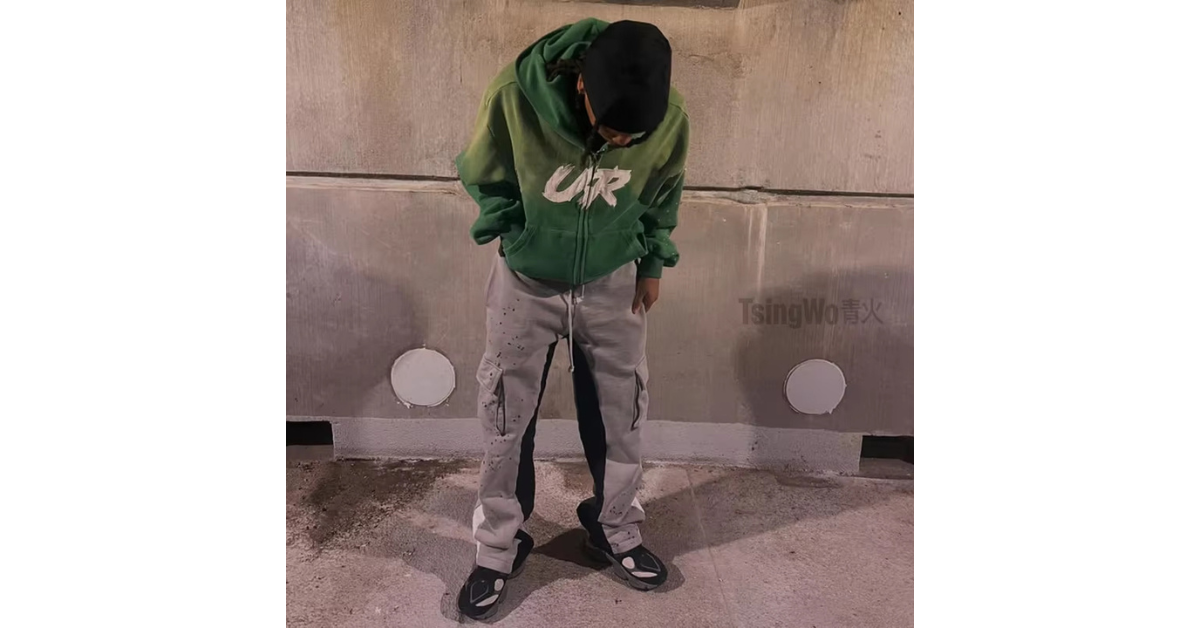 black zip hoodie men style