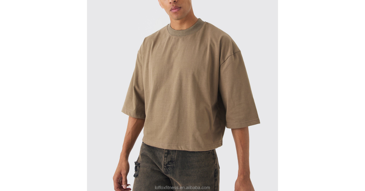 oversized boxy t-shirt men's style