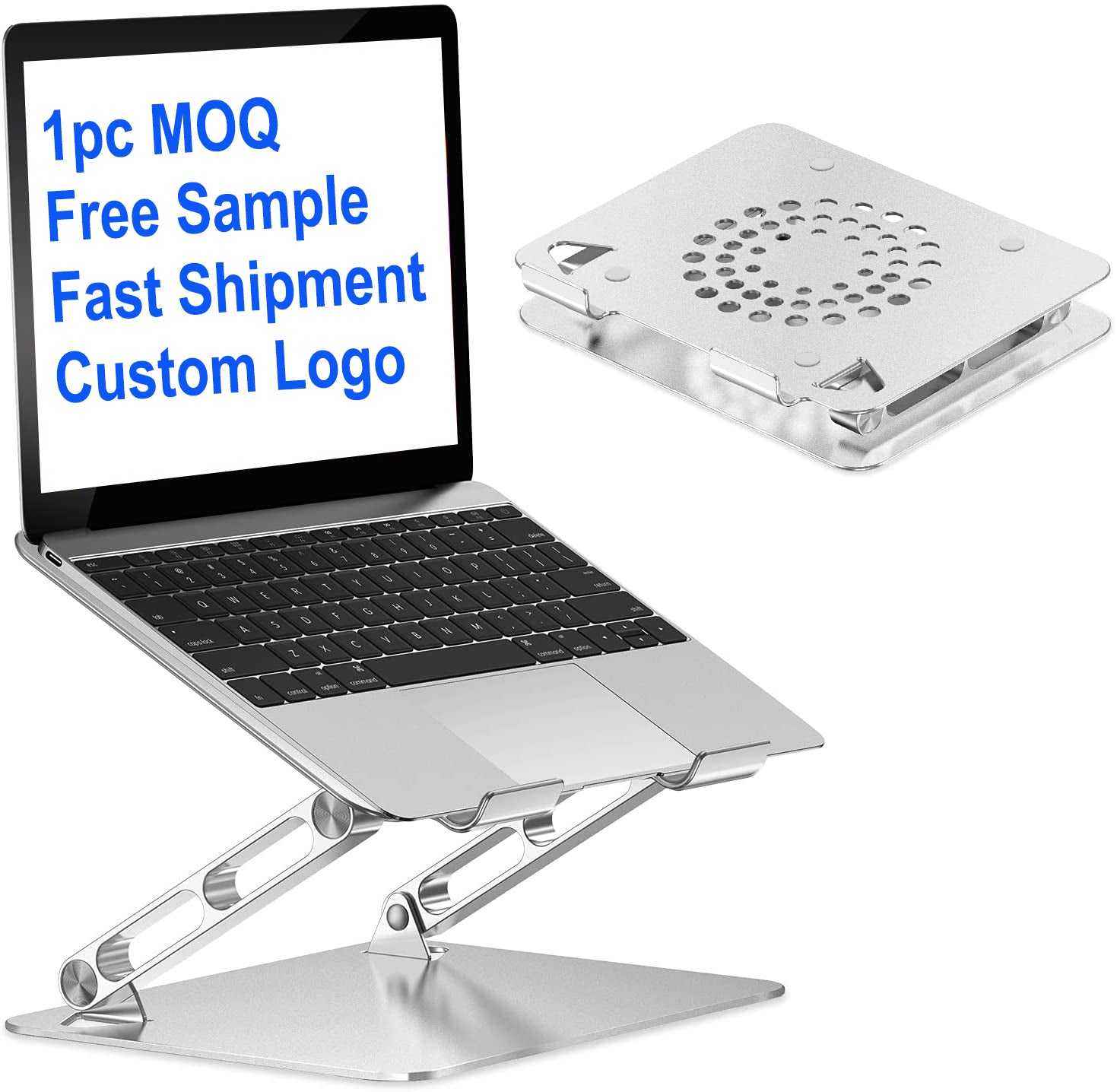 height adjustable laptop stand aluminium