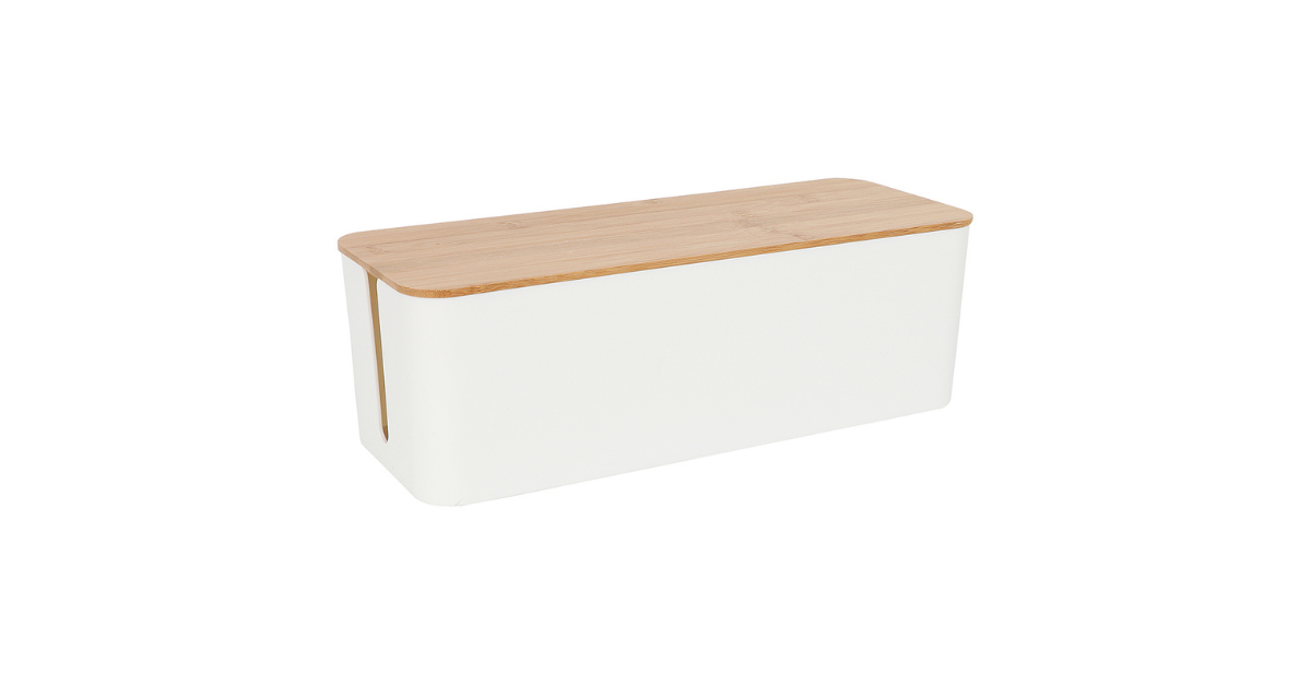 minimalist cable organizer for desk