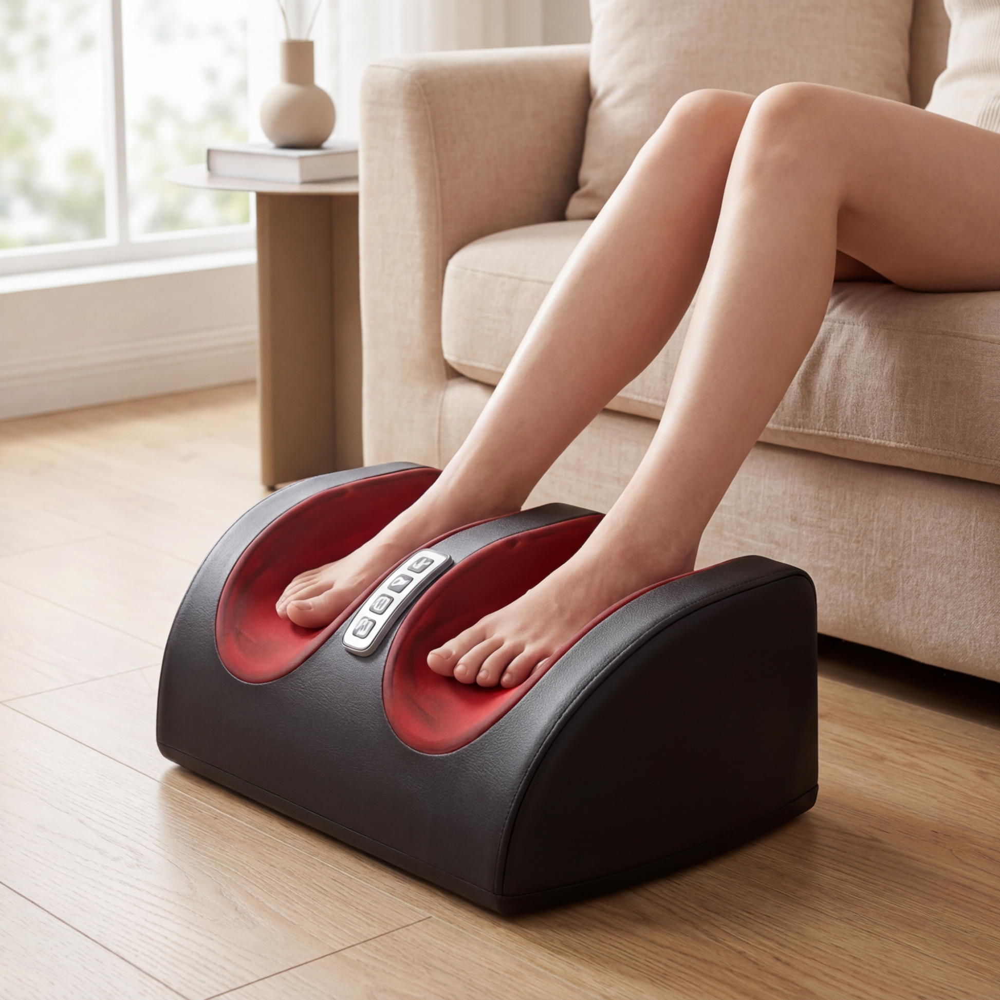 Comfortable home foot massage device