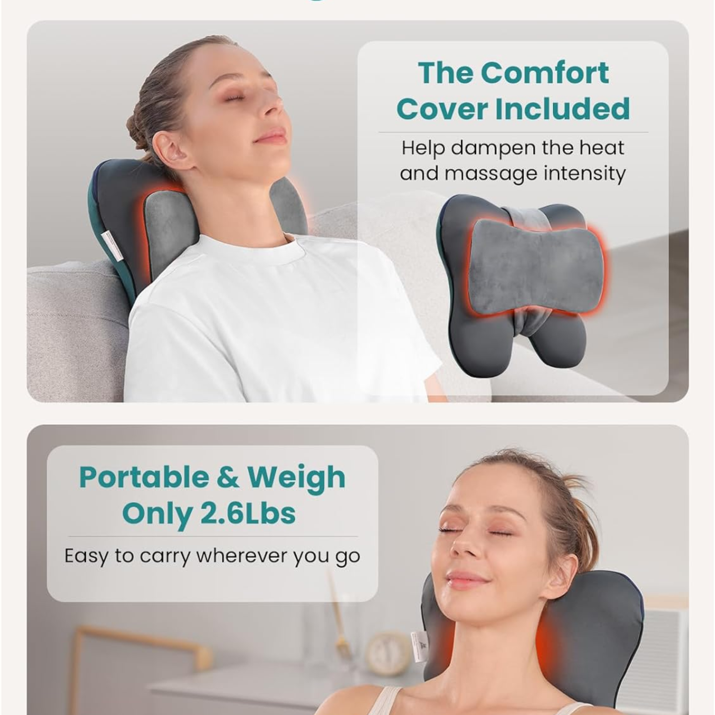 Neck pain relief massage device