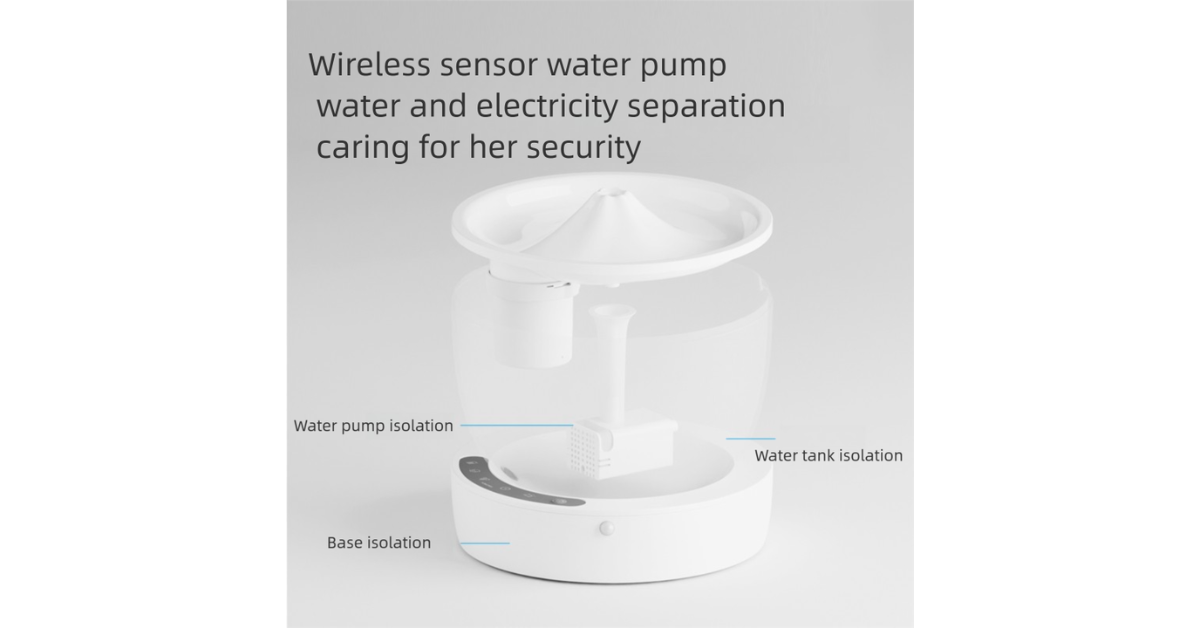 Quiet automatic water flow