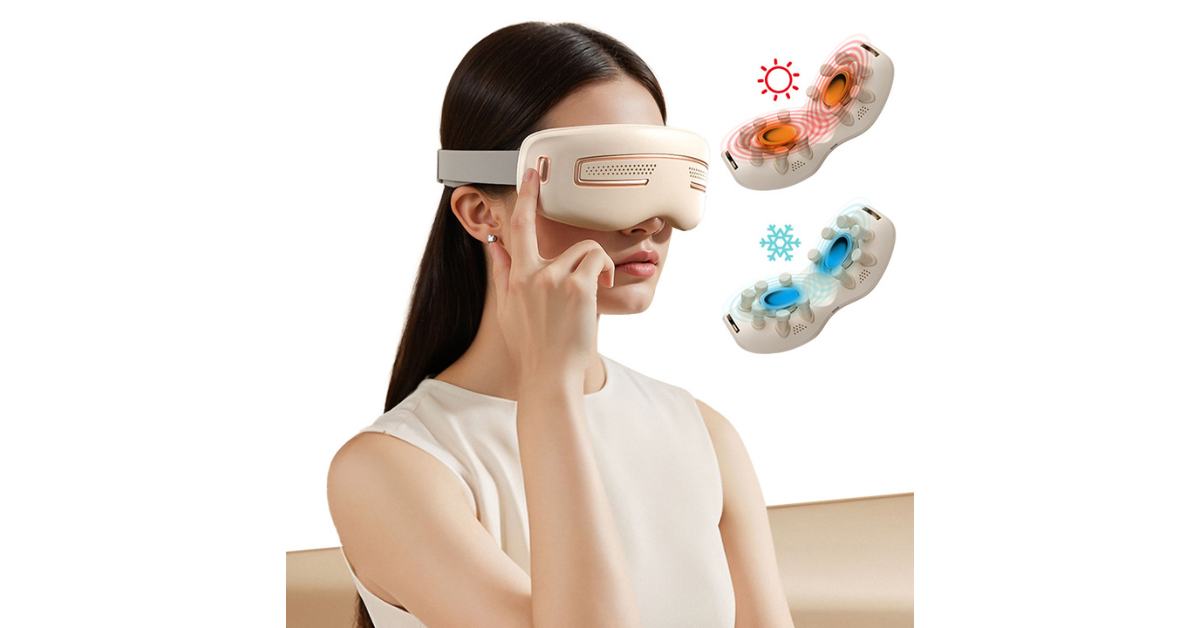 3D acupoint vibration eye massager device