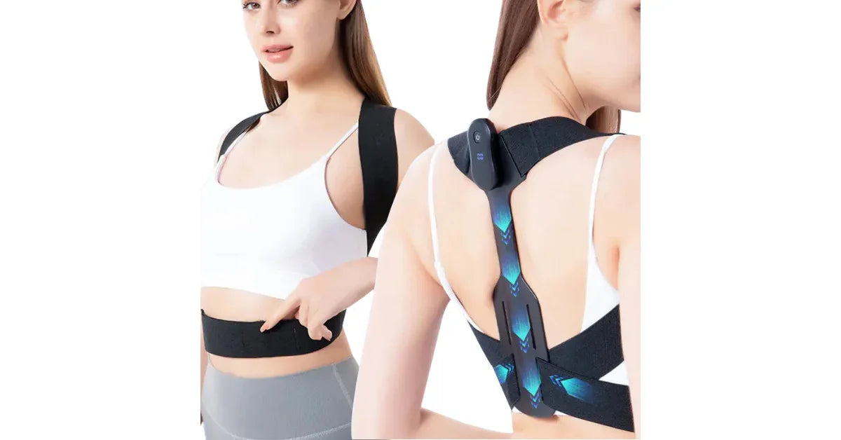 Smart Posture Corrector with Vibration Reminder – Adjustable Back Brace for Men & Women - vitaliqa
