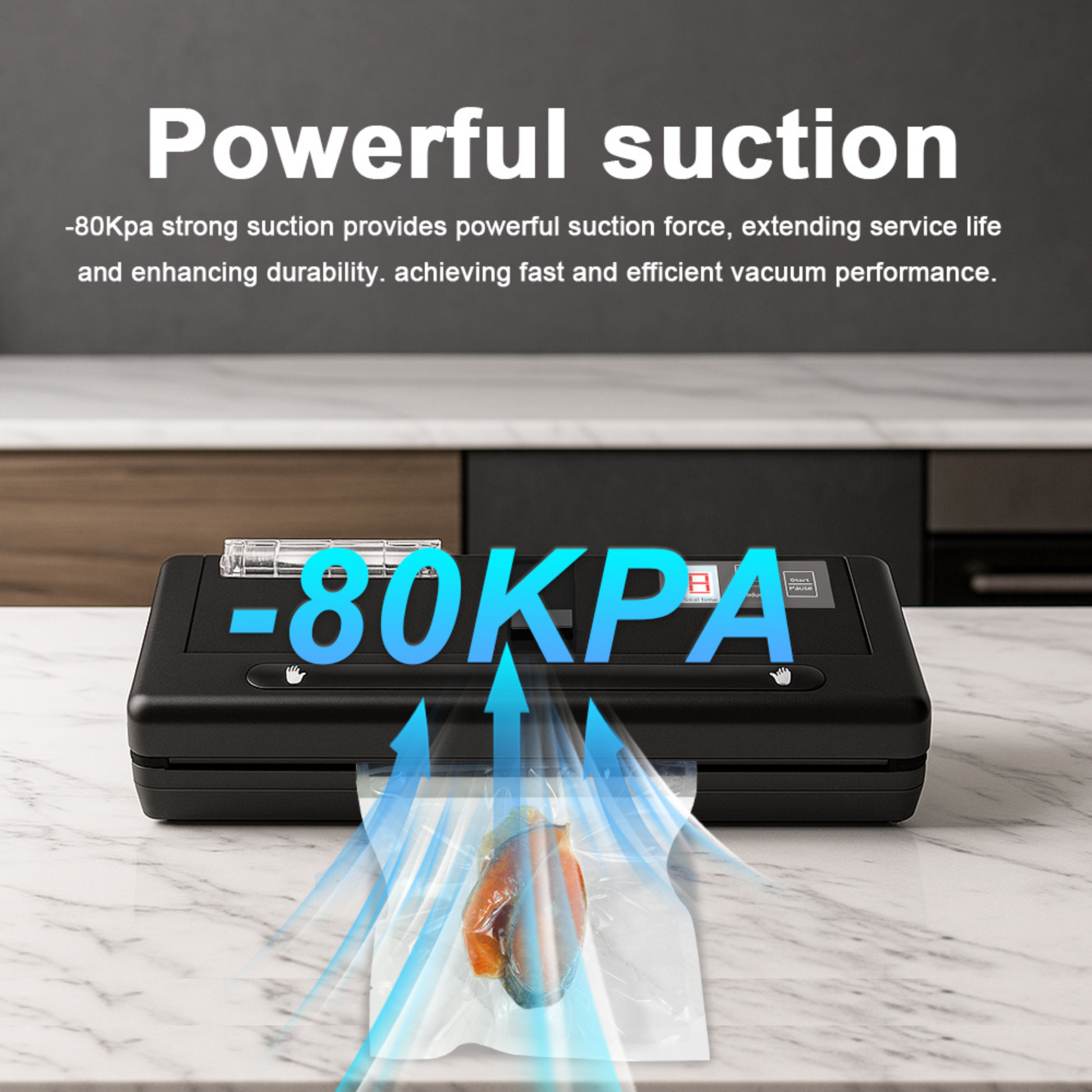 Commercial Vacuum Sealer used for food packaging and vacuum bag sealing applications
