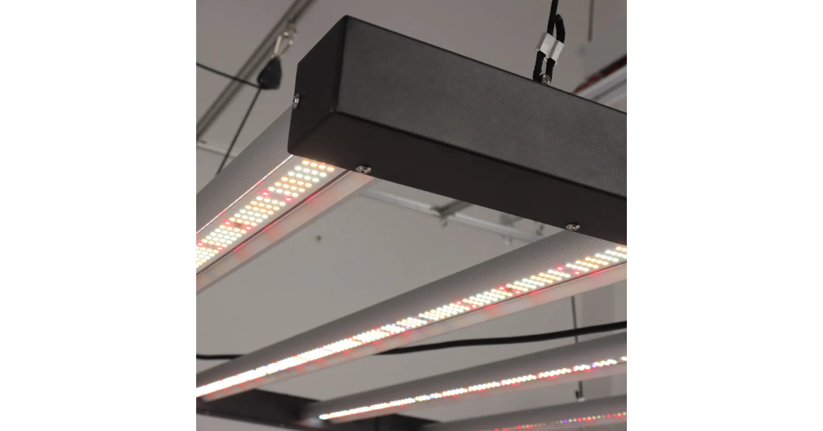 Smart planter pot under full-spectrum LED light