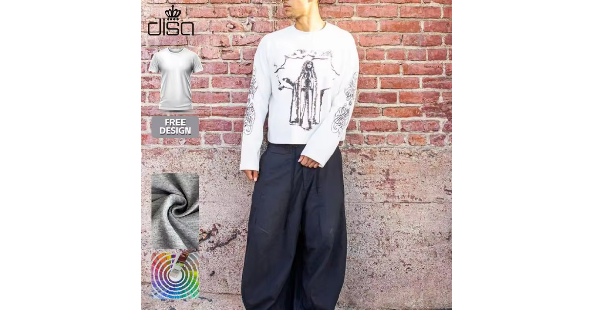layered long sleeve tee streetwear outfit