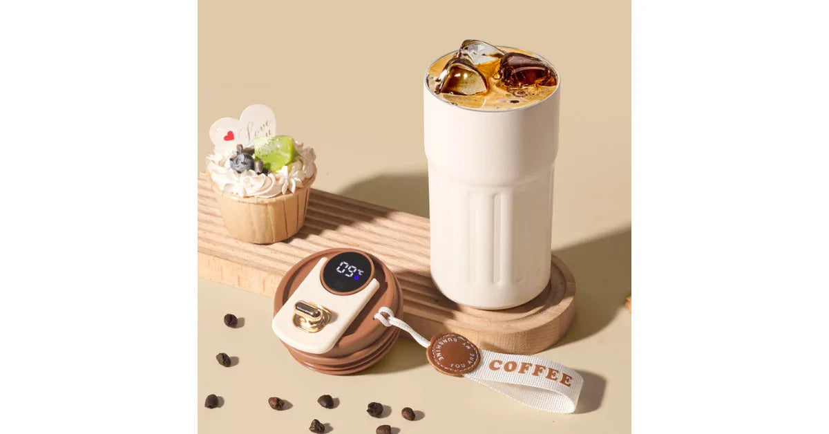 Smart Insulated Stainless Steel Travel Mug with Temperature Display – Eco Travel Mug - vitaliqa