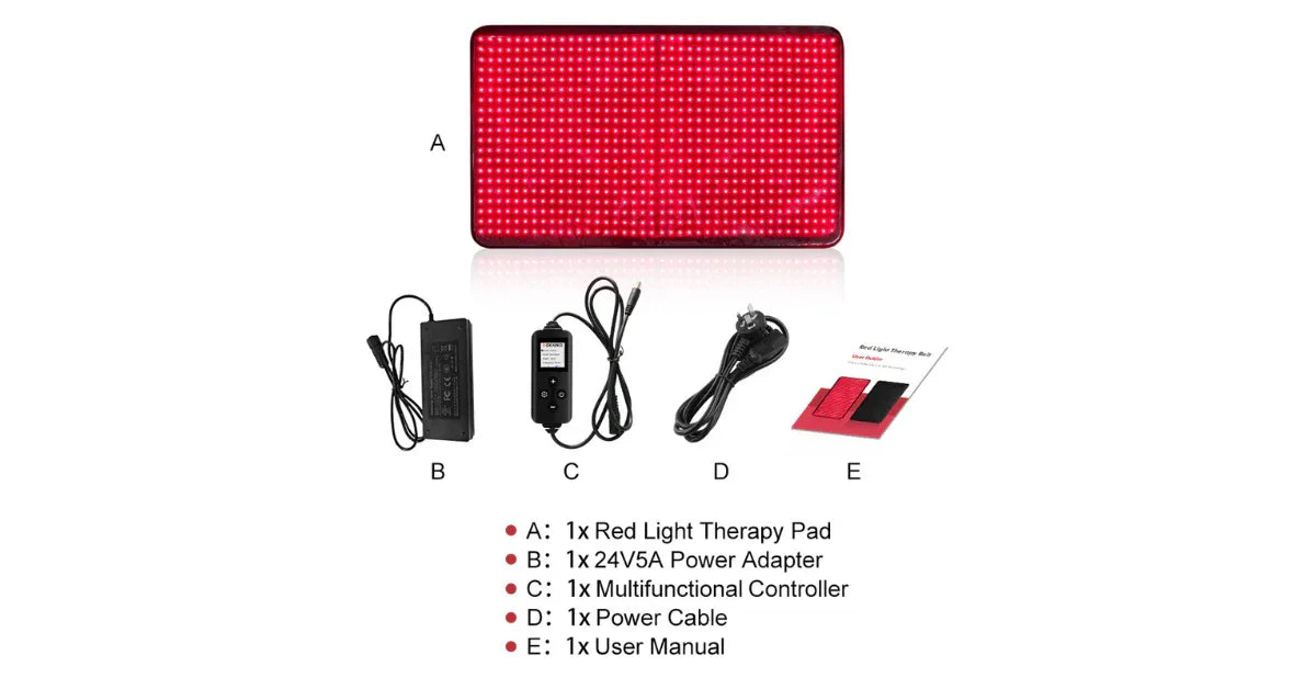 Medical Grade Low EMF Infrared Heating Pad & Red Light Blanket - vitaliqa