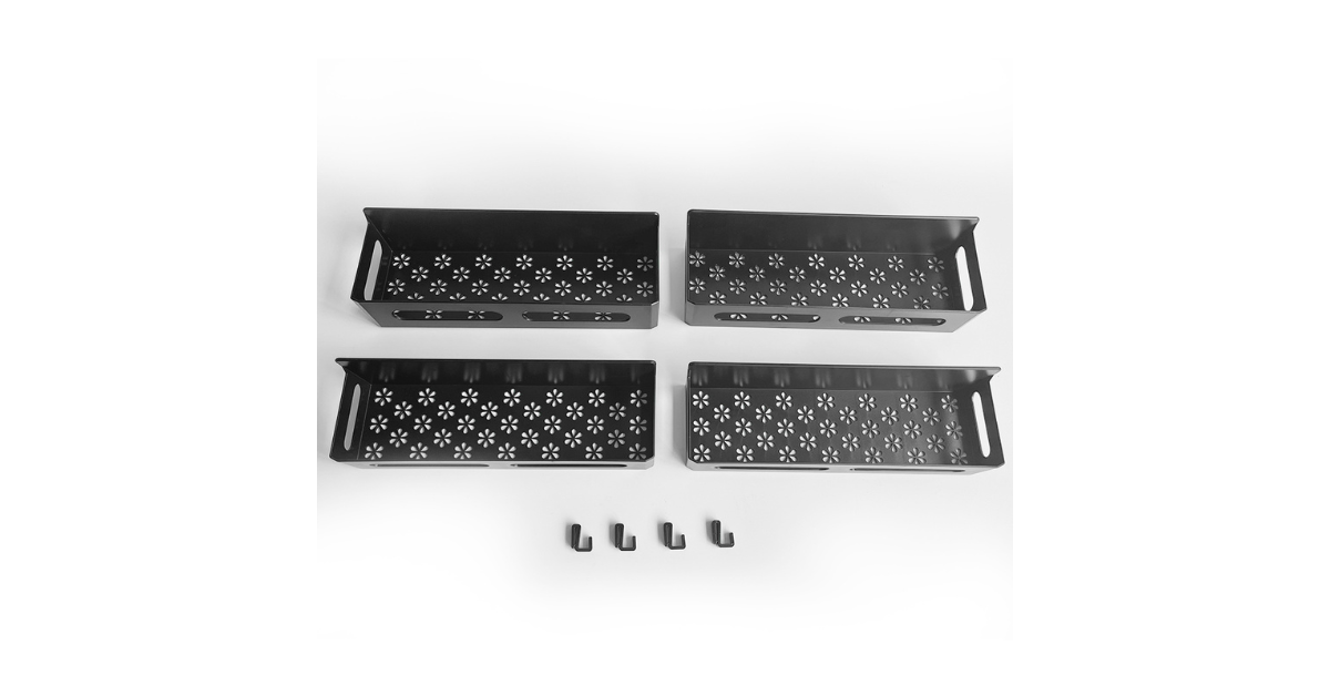 magnetic refrigerator shelf spice rack organizer on fridge