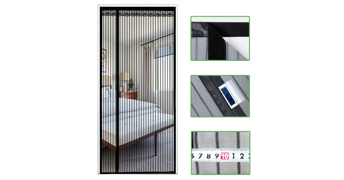magnetic screen door for patio entrance