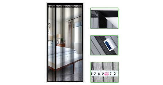magnetic screen door for patio entrance