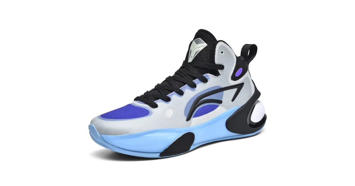 Hot Pink Basketball Shoes for Men – Shock Absorption, Anti-Slip Rubber Sole, High-Top Court Sneakers - vitaliqa