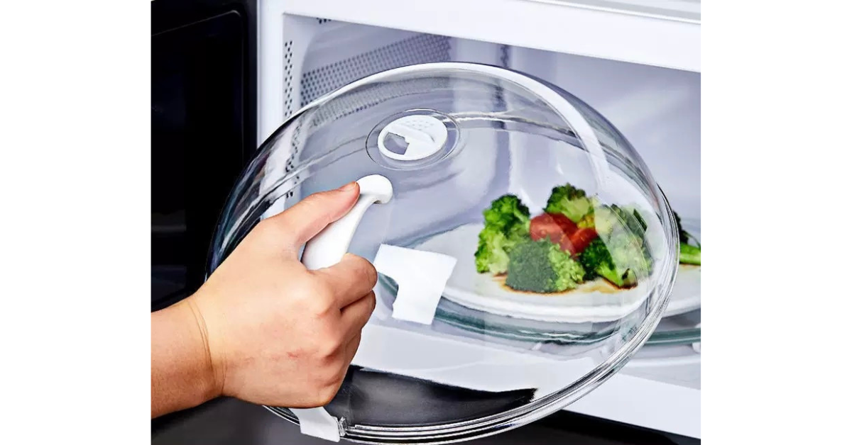 heat resistant microwave splatter cover