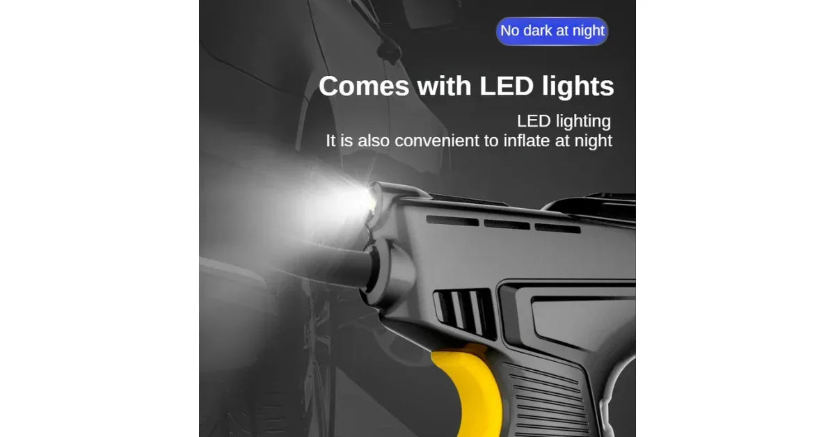 Portable Electric Air Compressor for Car & Bike Tires – Fast, Digital, Wireless - vitaliqa