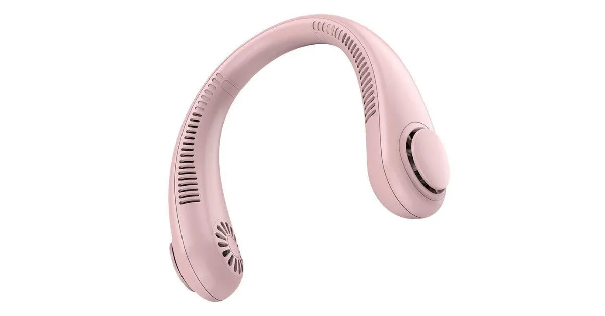 Mini Bladeless Hanging Neck Fan – Portable Cooling USB Fan - vitaliqa