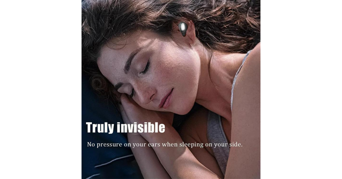 Wireless earbuds with LED battery indicato