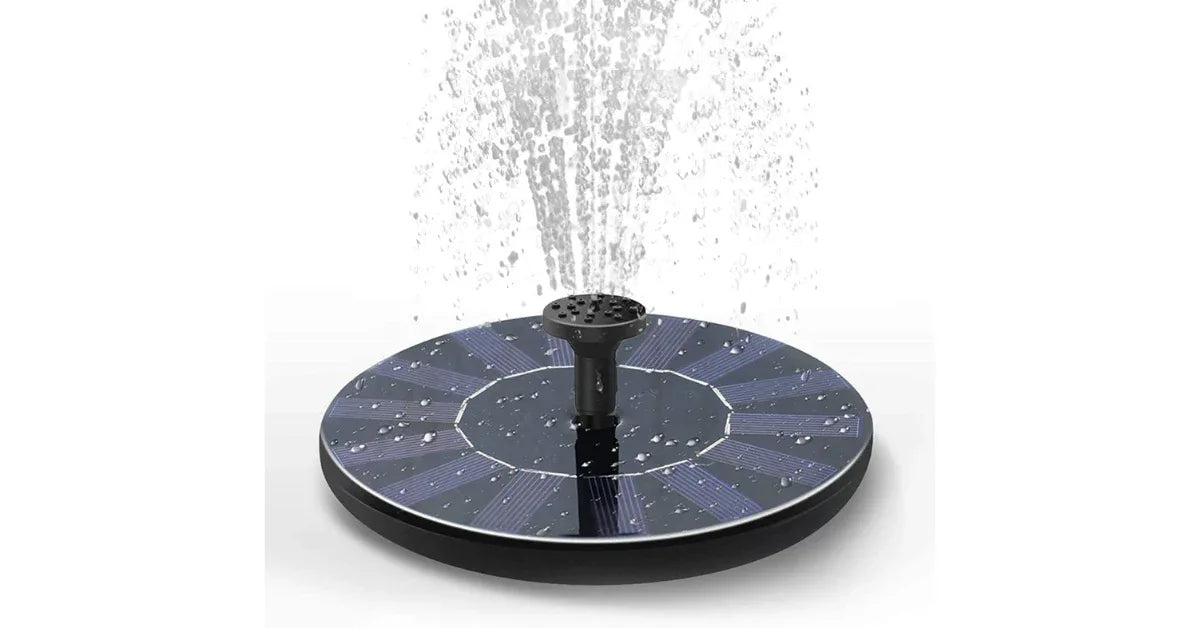 Solar Fountain Pump for Bird Bath & Pond – 3.5W Outdoor Floating Water Feature - vitaliqa